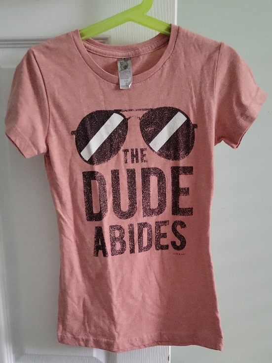 instantmessage Other - The Dude Abides Pink Graphic Tee